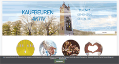 Desktop Screenshot of kaufbeuren-aktiv.de